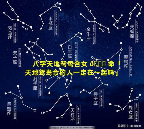 八字天地鸳鸯合女 🐈 命「天地鸳鸯合的人一定在一起吗」